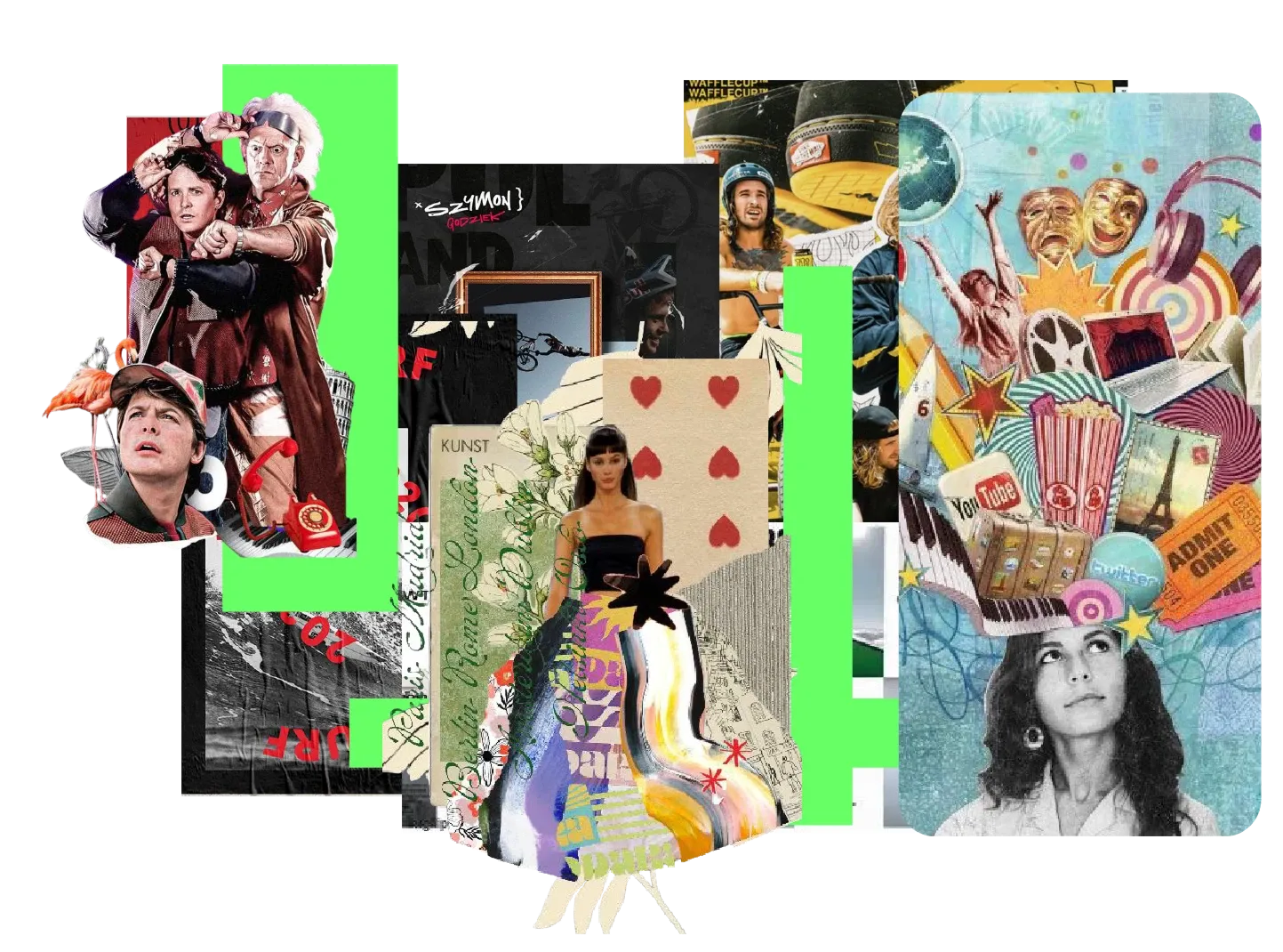 Marcas construyen collage